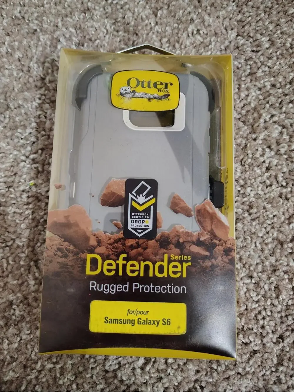 OtterBox DEFENDER Case With Holster for Samsung Galaxy S6 Gray